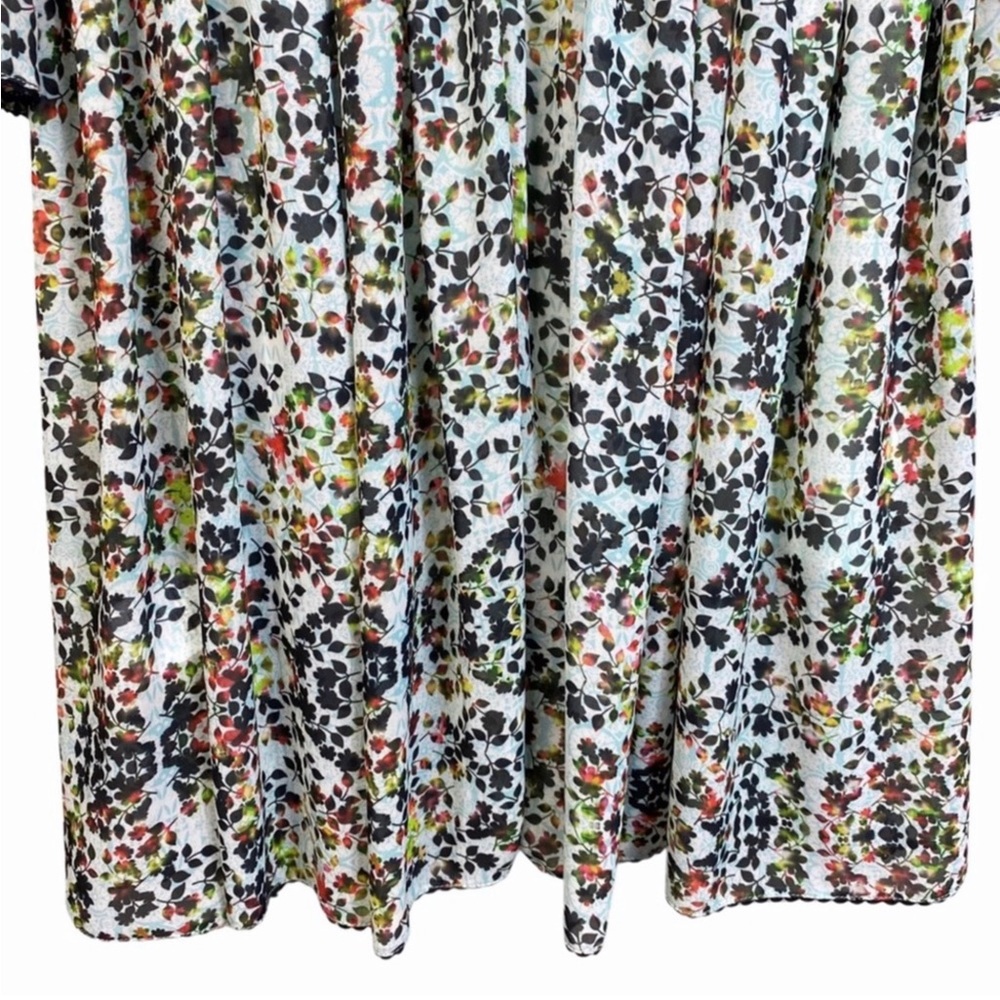 Anthropologie Bhanuni by Javoti Libra Floral Dress Size 4 - Picture 9 of 16